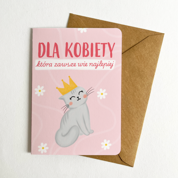 Kartka Prezent na Dzień kobiet